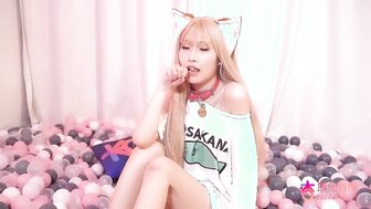 My lovely cat become a woman and sex with her