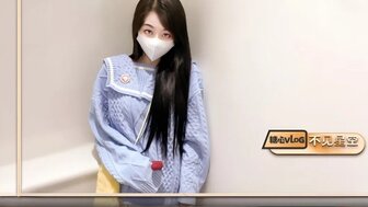 Playing remote vibrator in shop and doggy fucking in toilet