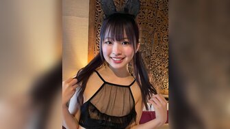 FC2PPV3285027 Cute teen girl in bunny girl sex with her sugar daddy