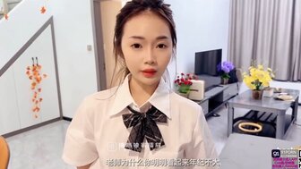 Pure school girl seduces her private tutor when no parents at home