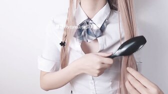 Creampie school girl in school uniform