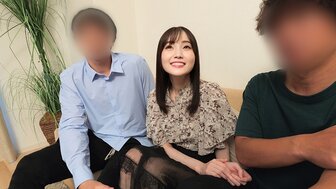 328HMDNV672 Fair-skin pretty wife gets fucked to orgasm in front of her husband and threesome