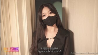 Hot stocking saleswoman gives her customer footjob with different stockings