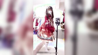 Having sex with cute and sweet teen girl in Japanese wedding dress