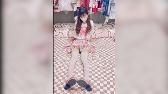 Sweet babe in school uniform having sex with her boyfriend