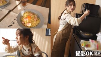 MAAN972 Lovely cooking teacher eats her student's cock and rides on dick in sexy lingerie