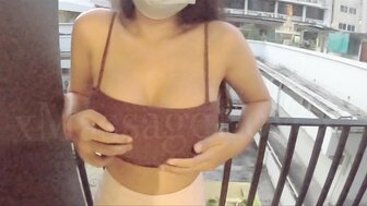 Lewd girl with perfect body having sex in hotel in Thailand