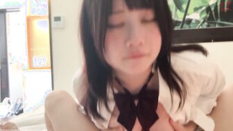 FC2PPV4465471 Cute and busty school girl gets her first time creampie[Part2]