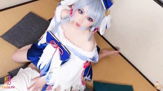 Having sex with Coser who cos Kamisato Ayaka in Genshin