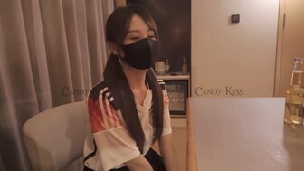 Slutty woman dates her dream man to watch football match when her husband was work over-time