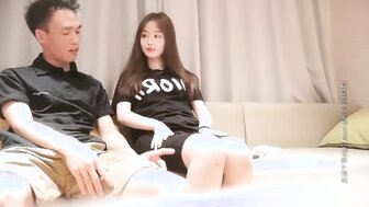 Hookup and creampie fair-skin slender woman