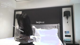 Hookup a cute school babe in school uniform and black stockings who closed her eyes and enjoyed the sex