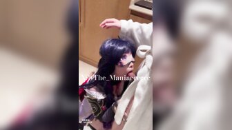 Pretty Coser cos Lumine in Genshin gives me blowjob and tit fucks[1]