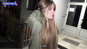 Discovered my neighbor is a porn actress and begged for sex with her