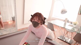 [HK hot girl]Living with sweet girl, Playing Billiards that the loser need to satisfy the winner's desire