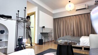 In order to be a regular employees, trainee gave her boss deep-throat and had sex with her boss