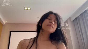 Nature school girl enjoys riding on dick