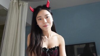 Sexy and pretty devil's temptation