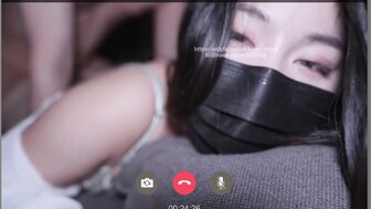 Slutty NANA having facetime with her boyfriend and lets him watching she was having sex with other man