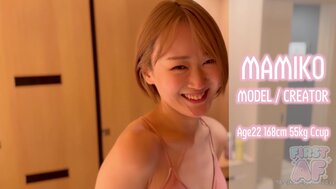 FC2PPV4814553 Cute model Mamiko-chan with blonde hair having asshole fucking for her first time