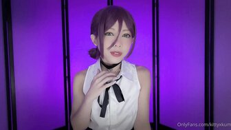 Pure beauty Kitty is a masturbation maniac, she would masturbate with different costume