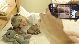 Fucking a loli-style Coser who is a pregnant woman with  incredibly large breasts