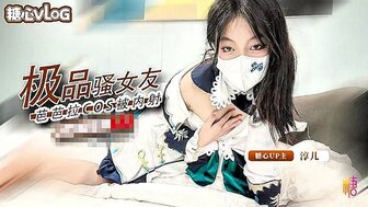 Lewd and busty girlfriend cos Laura Stahl in Genshin got cumshot in her pussy