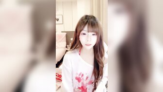 Fair-skin beuaty was masturbating her hairless pussy