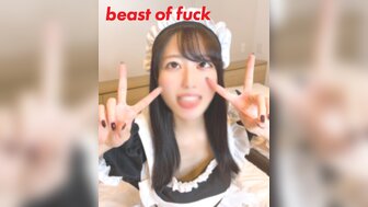 FC2PPV2560104 Double creampie and threesome with cute maid