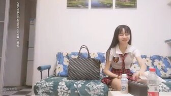 Deep throat and cum in beautiful babe mouth