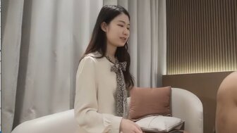 Cute girl riding cock and horny moaning