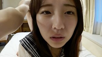 FC2PPV4906052 A beautiful girl with flawless skin wearing a see-through JK uniform was penetrated on her dangerous day.
