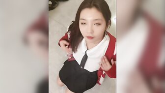 5 Strong guys fucked a busty slut together and gave her holy water
