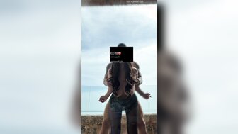 Secretly revealing a racing heartbeat while thrusting all day in a sea-view room