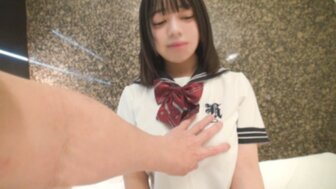FC2PPV4986712 Dating with an innocent-looking beauty in a uniform with massive G-cup breasts after class