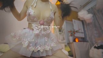 Hooking up with a sexy, pigtail-wearing flower shop owner in lingerie