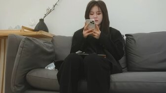 Woman wore black stockings got fucked hardly so she cried