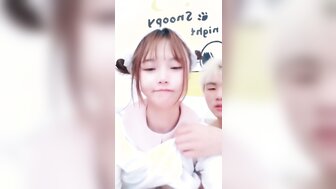 Gangbang with cute girl with double top knot