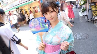 200GANA2789 Facial cute girl who wears Yukata