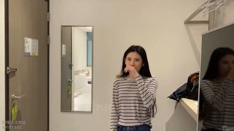 Hard fucking long legs woman who was shy at the beginning and became horny#31