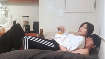 Horny girl riding on boyfriend's cock and shouted sexy[1]