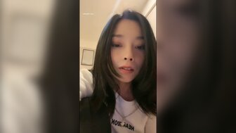 Pretty streamer got fucked hardly by boyfriend and got creampie finally